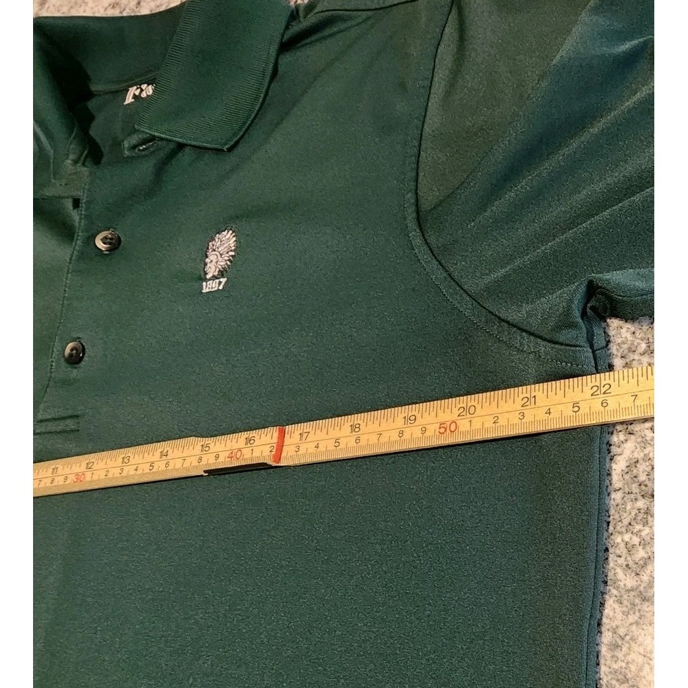 FAIRWAY GREENE POLO SHINNECOCK HILLS GOLF CLUB MENS MEDIUM GREEN EMBROIDED LOGO - Picture 6 of 8